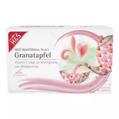 H&amp;S Granaattiomena C-vitamiinisuodatinpussilla, 20X2 g