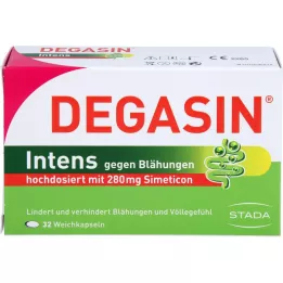 DEGASIN intensiiviset 280 mg pehmeät kapselit, 32 kpl