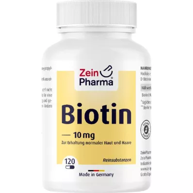 BIOTIN 10 mg kapselit korkea-annoksiset, 120 kpl
