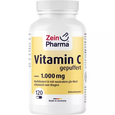 VITAMIN C KAPSELN 1000 mg puskuroitu, 120 kpl