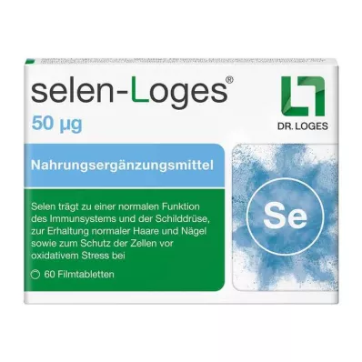 Selen-Loges 50 µg kalvopäällysteiset tabletit, 60 kpl Selen-Loges 50 µg kalvopäällysteiset tabletit, 60 kpl