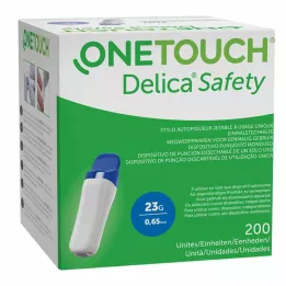 ONE TOUCH Delica Safety kertakäyttöinen lansetti 23 G, 200 kpl