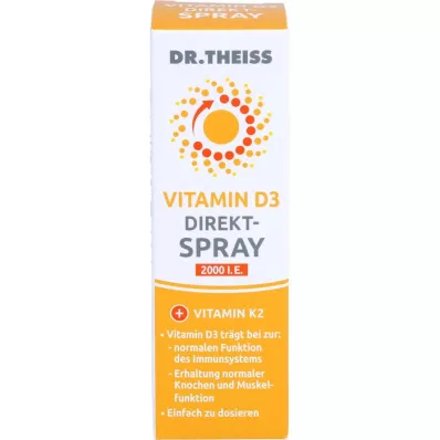DR.THEISS D3-vitamiinin suorasuihke, 20 ml