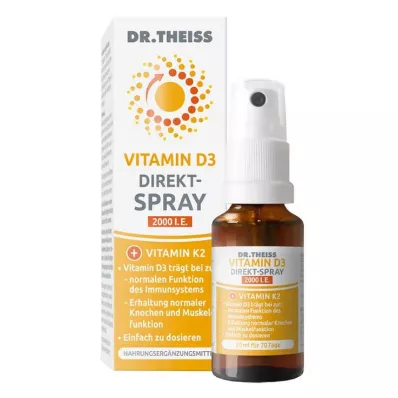 DR.THEISS D3-vitamiinin suorasuihke, 20 ml DR.THEISS D3-vitamiinin suorasuihke, 20 ml