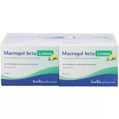 MACROGOL beta Lemon oraaliliuos, 100 kpl