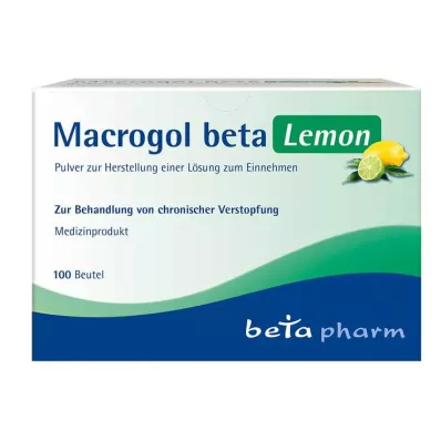 MACROGOL beta Lemon oraaliliuos, 100 kpl MACROGOL beta Lemon oraaliliuos, 100 kpl