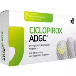 CICLOPIROX ADGC 80 mg/g vaikuttavaa ainetta kynsilakkaa, 3,3 ml