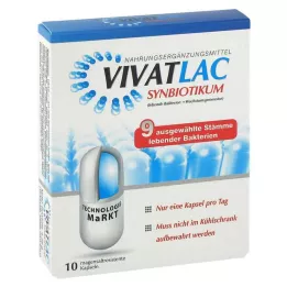 VIVATLAC SYNBIOTIKUM enteropäällysteiset kapselit, 10 kpl