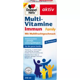 DOPPELHERZ Multi-Vitamiinit Immune Family neste, 250 ml