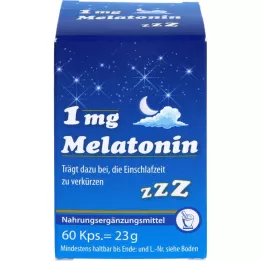 MELATONIN 1 mg kapselit, 60 kpl