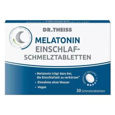 DR.THEISS Melatoniini unta sulattavat tabletit, 30 kpl
