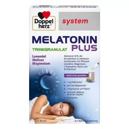 DOPPELHERZ Melatoniini Plus Trinkgranulat järjestelmä Btl, 30 kpl