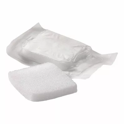 LIGASANO valkoinen sidos 1x5x5 cm steriili, 10 kpl