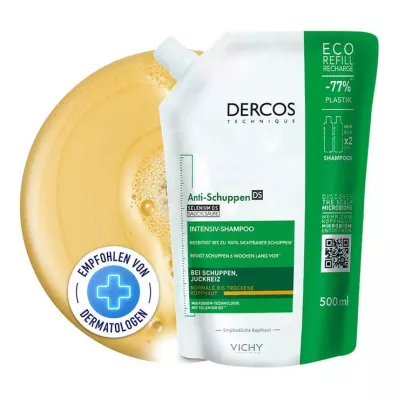VICHY DERCOS Hilsettä ehkäisevä shampoo dry.scalp.NF, 500 ml VICHY DERCOS Hilsettä ehkäisevä shampoo dry.scalp.NF, 500 ml
