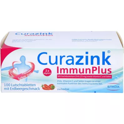 CURAZINK ImmunPlus-pastillit, 100 kpl
