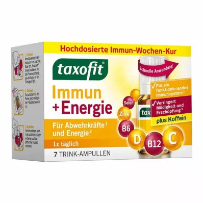 TAXOFIT Immuuni&amp;Energiajuoma-ampullit, 7X10 ml