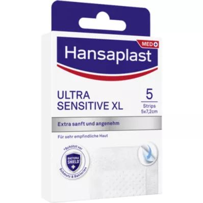 HANSAPLAST Ultra Sensitive Wound Dressing 5x7,2 cm XL, 5 kpl