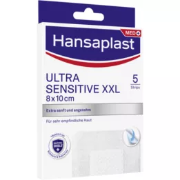 HANSAPLAST Ultra Sensitive haavasidos 8x10 cm XXL, 5 kpl