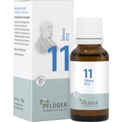 BIOCHEMIE Ploughmans Remedy 11 Silicea D 12 palloa, 15 g