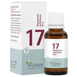 BIOCHEMIE Kyntölaastari 17 Manganum sulphuricum D 12 Gl., 15 g