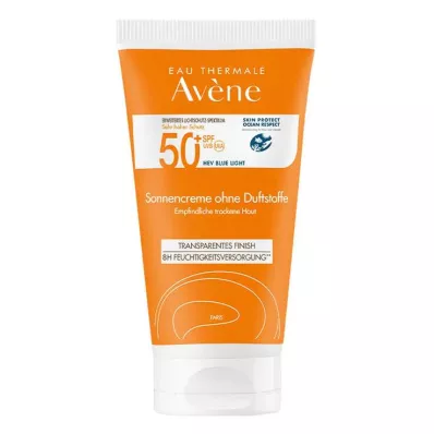 AVENE Aurinkovoide SPF 50+ ilman hajustetta, 50 ml