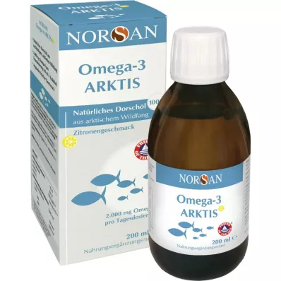 NORSAN Omega-3 Arctic D3-vitamiinilla nestemäisenä, 200 ml