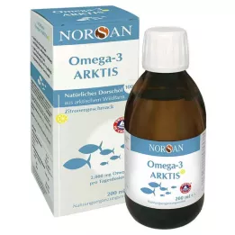 NORSAN Omega-3 Arctic D3-vitamiinilla nestemäisenä, 200 ml