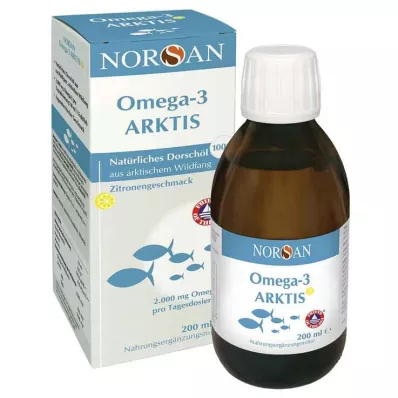NORSAN Omega-3 Arctic D3-vitamiinilla nestemäisenä, 200 ml NORSAN Omega-3 Arctic D3-vitamiinilla nestemäisenä, 200 ml