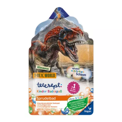 Tetesept lasten kylpemishauska poreamme T-Rex World, 40 g Tetesept lasten kylpemishauska poreamme T-Rex World, 40 g