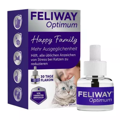 Feliway Optimum täyttöpulloratkaisu Vernille. kissoille, 48 ml