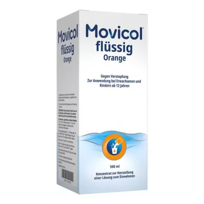 MOVICOL nestemäinen appelsiini, 500 ml