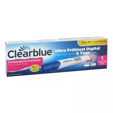 Clearblue raskaustesti ultra varhaistesti digitaalinen, 1 kpl