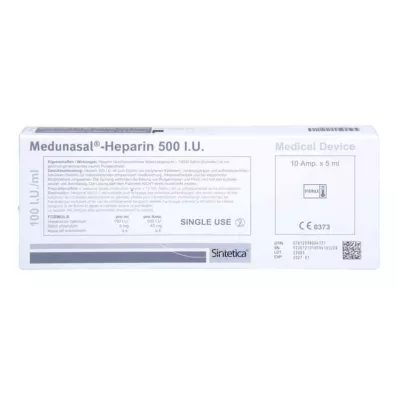 MEDUNASAL-Hepariini 500 I.U. ampullit, 10X5 ml, 10X5 ml