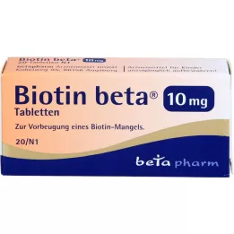 BIOTIN BETA 10 mg tabletit, 20 kpl