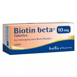 BIOTIN BETA 10 mg tabletit, 20 kpl