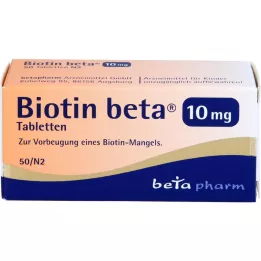 BIOTIN BETA 10 mg tabletit, 50 kpl