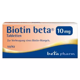 BIOTIN BETA 10 mg tabletit, 50 kpl
