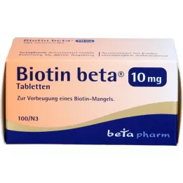 BIOTIN BETA 10 mg tabletit, 100 kpl
