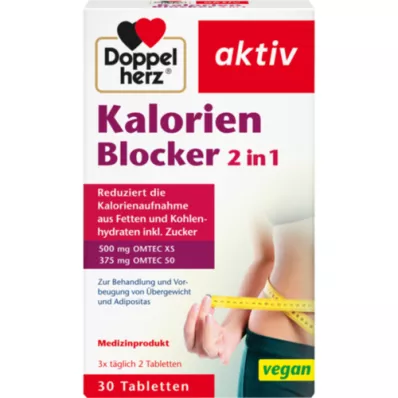 DOPPELHERZ Calorie Blocker 2in1 Tabletit, 30 kpl