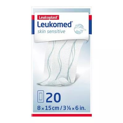 LEUKOMED ihoherkkä steriili 8x15 cm, 20 kpl
