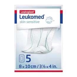 LEUKOMED ihoherkkä steriili 8x10 cm, 5 kpl
