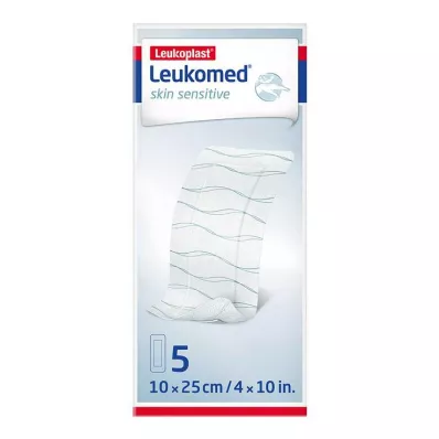 Leukomed® skin herkkä 10x25 cm, 5 kpl
