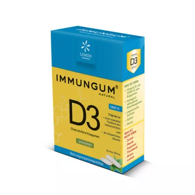 VITAMIN D3 IMMUNGUM Purukumi, 28 g VITAMIN D3 IMMUNGUM Purukumi, 28 g