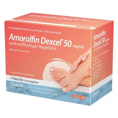 Amorolfin Dexcel® 50 mg/ml aktiivinen kynsilakka, 5 ml Amorolfin Dexcel® 50 mg/ml aktiivinen kynsilakka, 5 ml