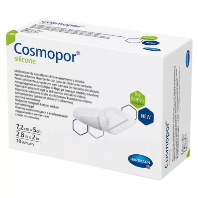 COSMOPOR silikoninen haavasidos 5x7,2 cm, 10 kpl COSMOPOR silikoninen haavasidos 5x7,2 cm, 10 kpl
