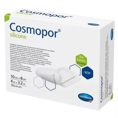 Cosmopor® silikoninen haavasidos 8x10 cm, 10 kpl