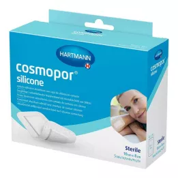 COSMOPOR silikoninen haavasidos 8x10 cm, 5 kpl