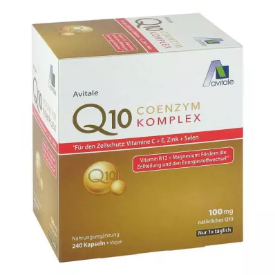 COENZYM Q10 100 mg kapselit + vitamiinit + kivennäisaineet, 240 kpl