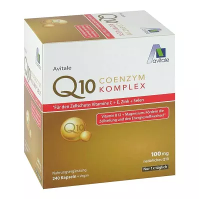 COENZYM Q10 100 mg kapselit + vitamiinit + kivennäisaineet, 240 kpl