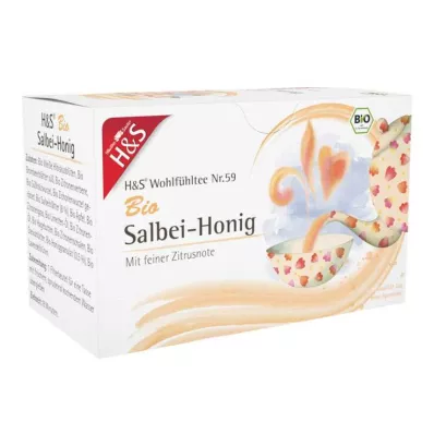 H&S Organic Sage Honey Suodatinpussi, 20X2 g H&S Organic Sage Honey Suodatinpussi, 20X2 g